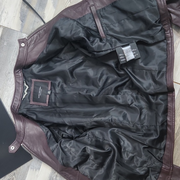 Marc New York Andrew Marc Diamond Quilted Leather Moto Jacket - Extra Small - Picture 8 of 13